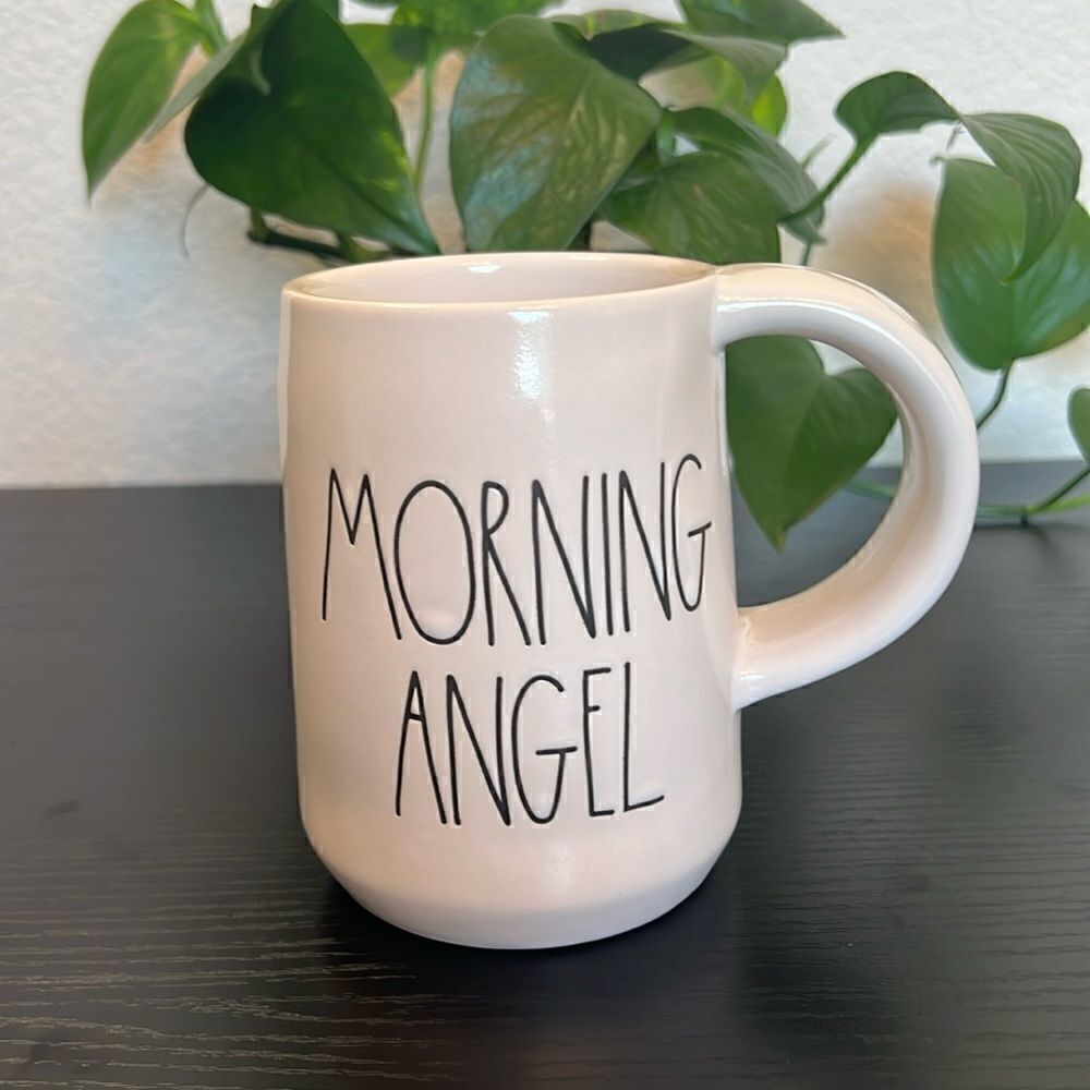 Rae Dunn "Morning Angel" Mug
